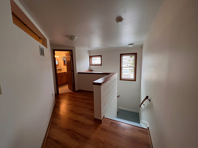 Hallway to Entry Level Stairs